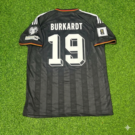 Jonathan Burkardt 19# Deutschland WM 2026 Black Style Fußballtrikot