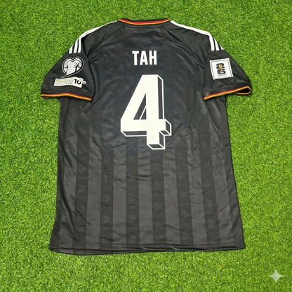 Jonathan Tah 4# Germany 2026 World Cup Black Style Football Jersey Trikot
