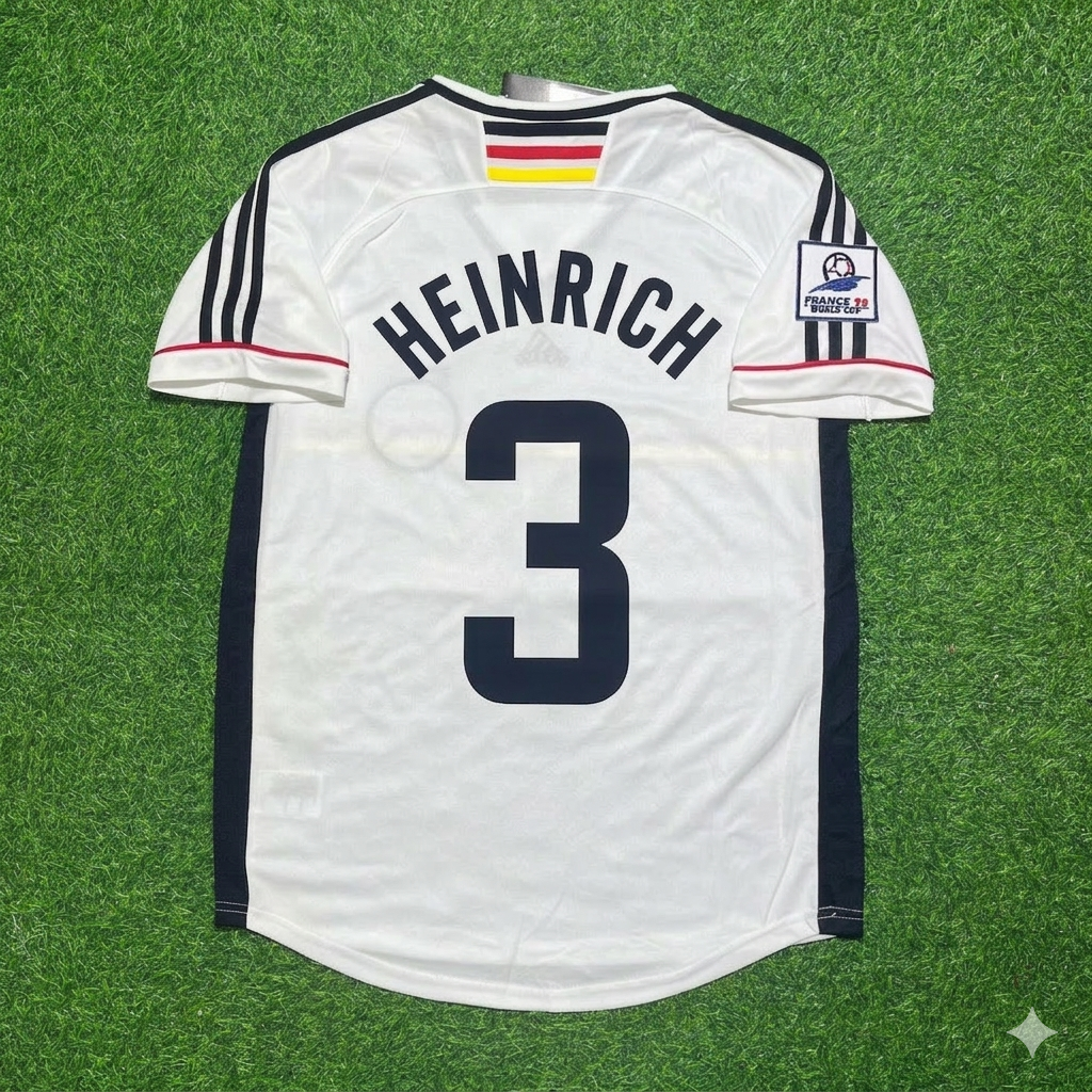 Germany 1998 World Cup Retro Football Jersey – Jorg Heinrich