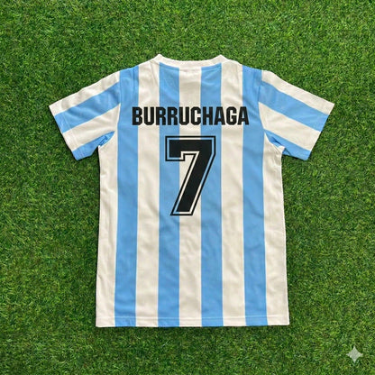 Jorge Burruchaga 7- Argentina 1986 Home Retro Football Jersey Kit
