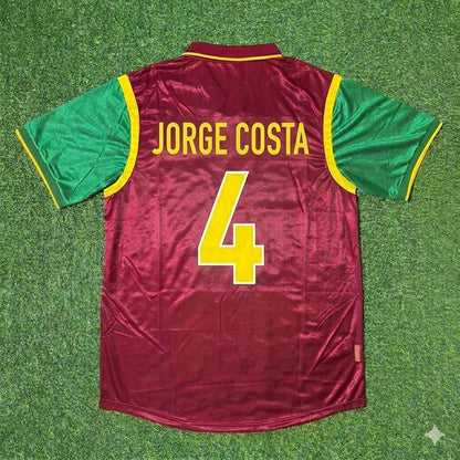 Jorge Costa #4 Portugal 1998 World Cup Retro Trikot
