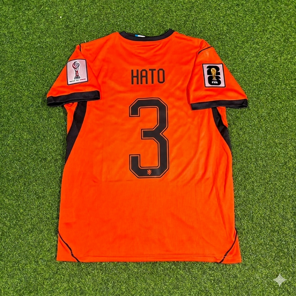 Jorrel Hato #3 Netherlands 2026 World Cup New Season Football Jersey