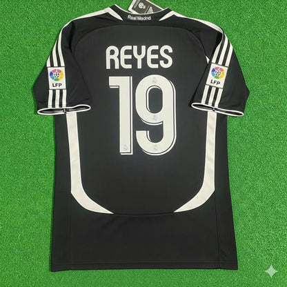 Jose Antonio Reyes Real Madrid 2006-2007 Black Jersey Soccer Shirt