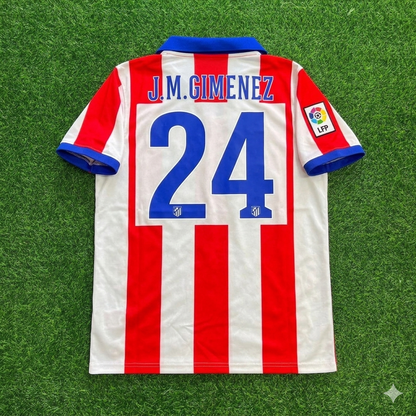 José María Giménez 24 Equipación Retro Local Atlético de Madrid 2014/15 Camiseta de Fútbol