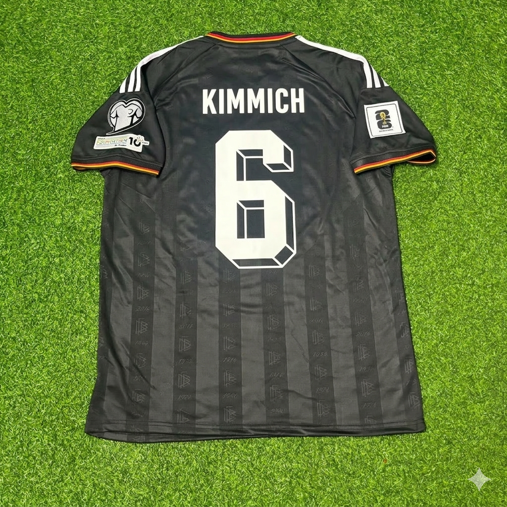 Joshua Kimmich 6# Germany 2026 World Cup Black Style Football Jersey Trikot