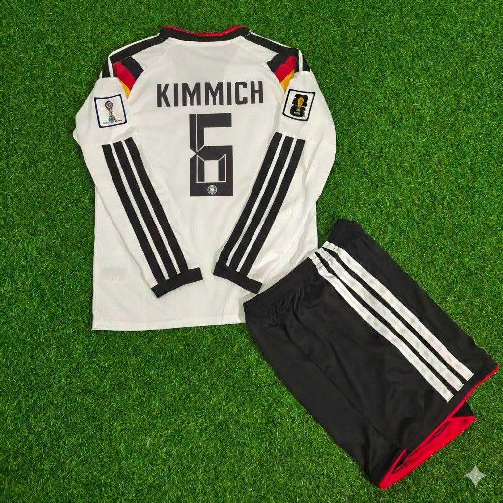 Joshua Kimmich 6- Deutschland WM 2026 Kinder Langarm-Heimtrikot-Set