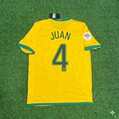 Juan #4 Brazil 2006 World Cup Jersey Trikot