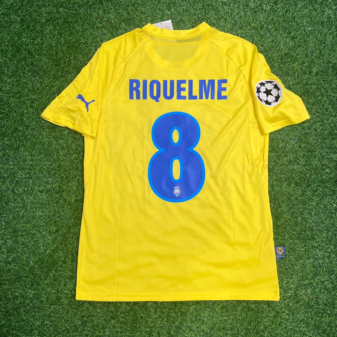 Juan Roman Riquelme 8 – Villarreal 2009–2010 Retro Heimtrikot – | Trikot | Maillot Soccer Shirt