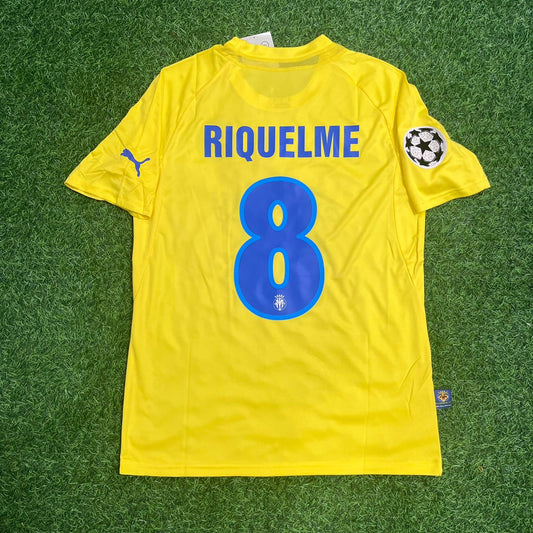 Juan Roman Riquelme 8 – Villarreal 2009–2010 Retro Heimtrikot – | Trikot | Maillot Soccer Shirt