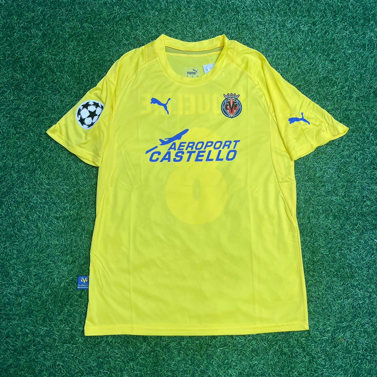 Juan Roman Riquelme 8 – Villarreal 2009–2010 Retro Heimtrikot – | Trikot | Maillot Soccer Shirt