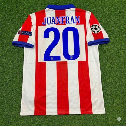 Camiseta de fútbol retro de Juanfran 20 - Atlético de Madrid 2014 Final de la Champions League