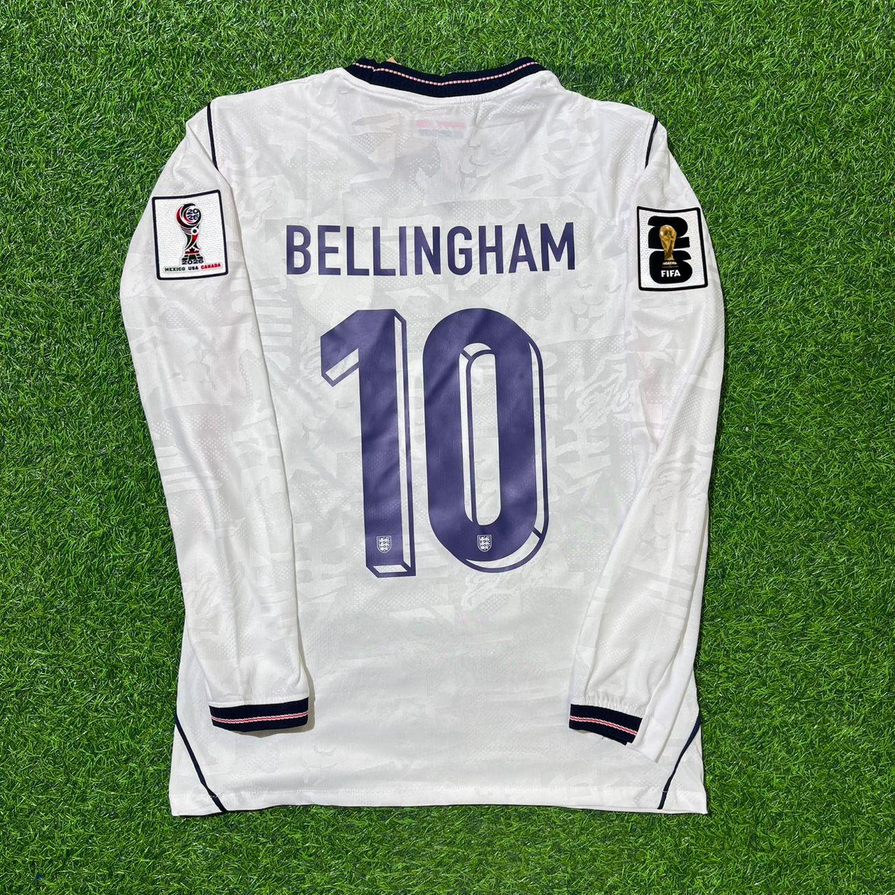 Jude Bellingham #10 England WM 2026 Heimtrikot Langarm