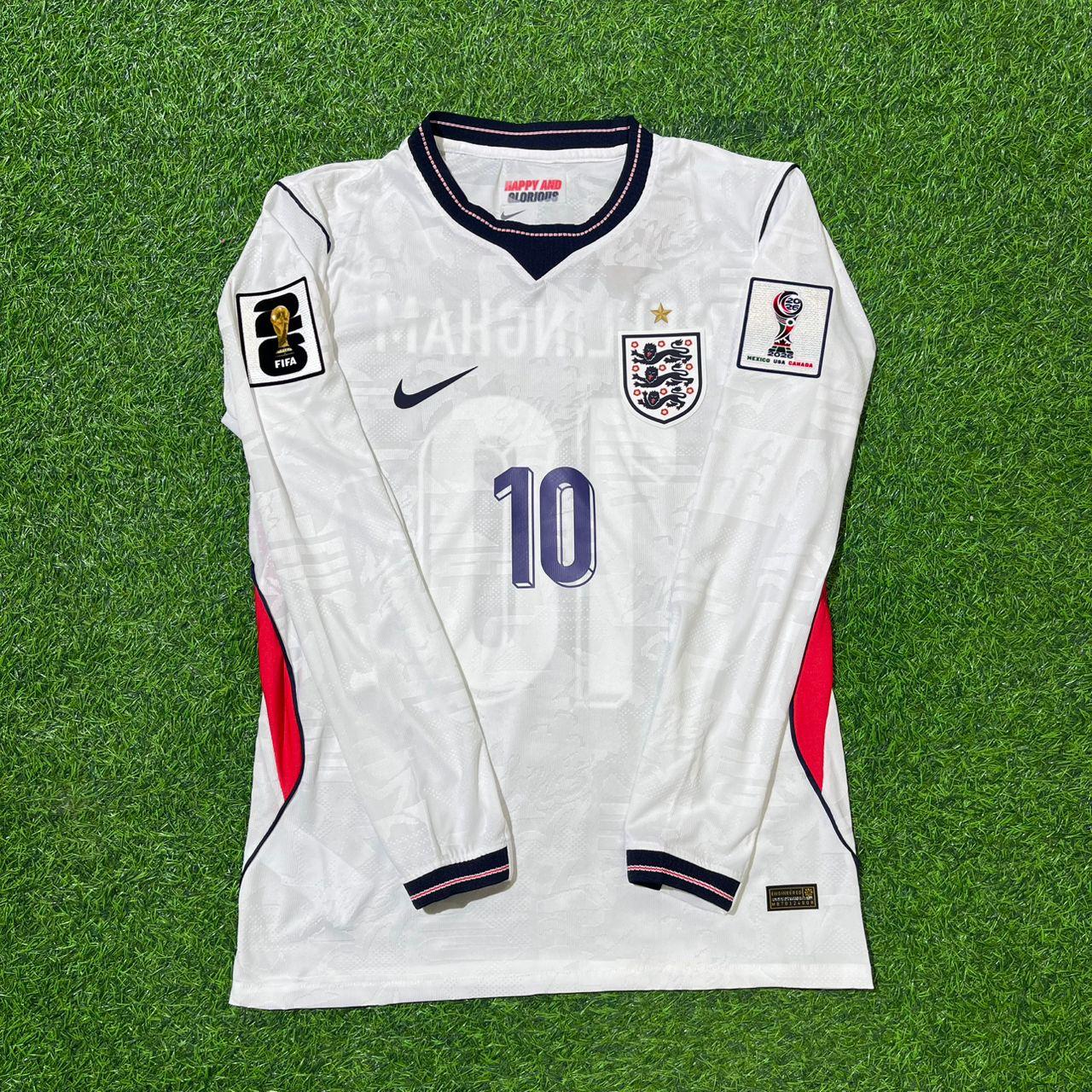 Jude Bellingham #10 England WM 2026 Heimtrikot Langarm