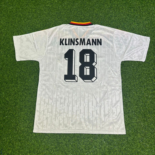 Camiseta de fútbol retro de Jürgen Klinsmann, Alemania, Mundial de 1994