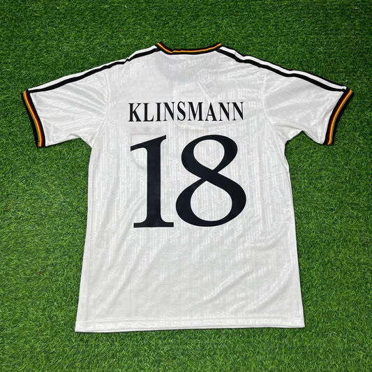 Jürgen Klinsmann Deutschland EM 1996 Finale Deutschland Heim Retro Fußballtrikot Set