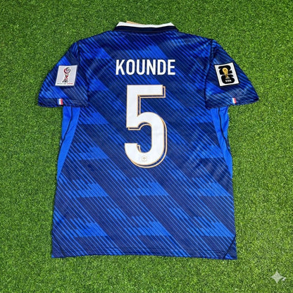 Jules Kounde 5- Frankreich Heim-WM-Trikot 2026 blau