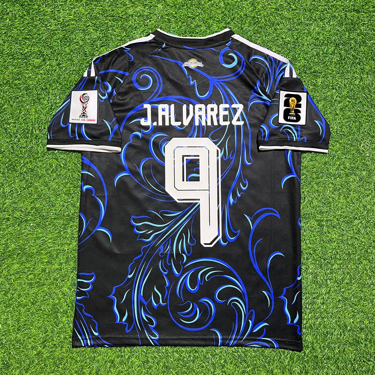 Julián Álvarez Argentinien WM 2026 Kinder Fußballtrikot