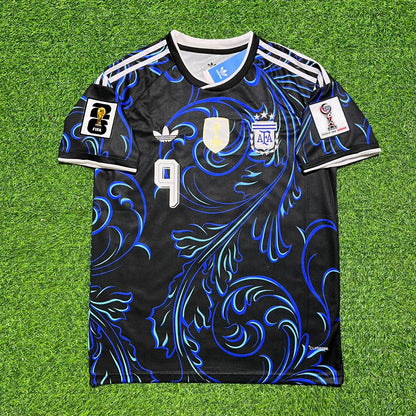 Julián Álvarez #9 Argentina 2026 World Cup Away Blue Jersey