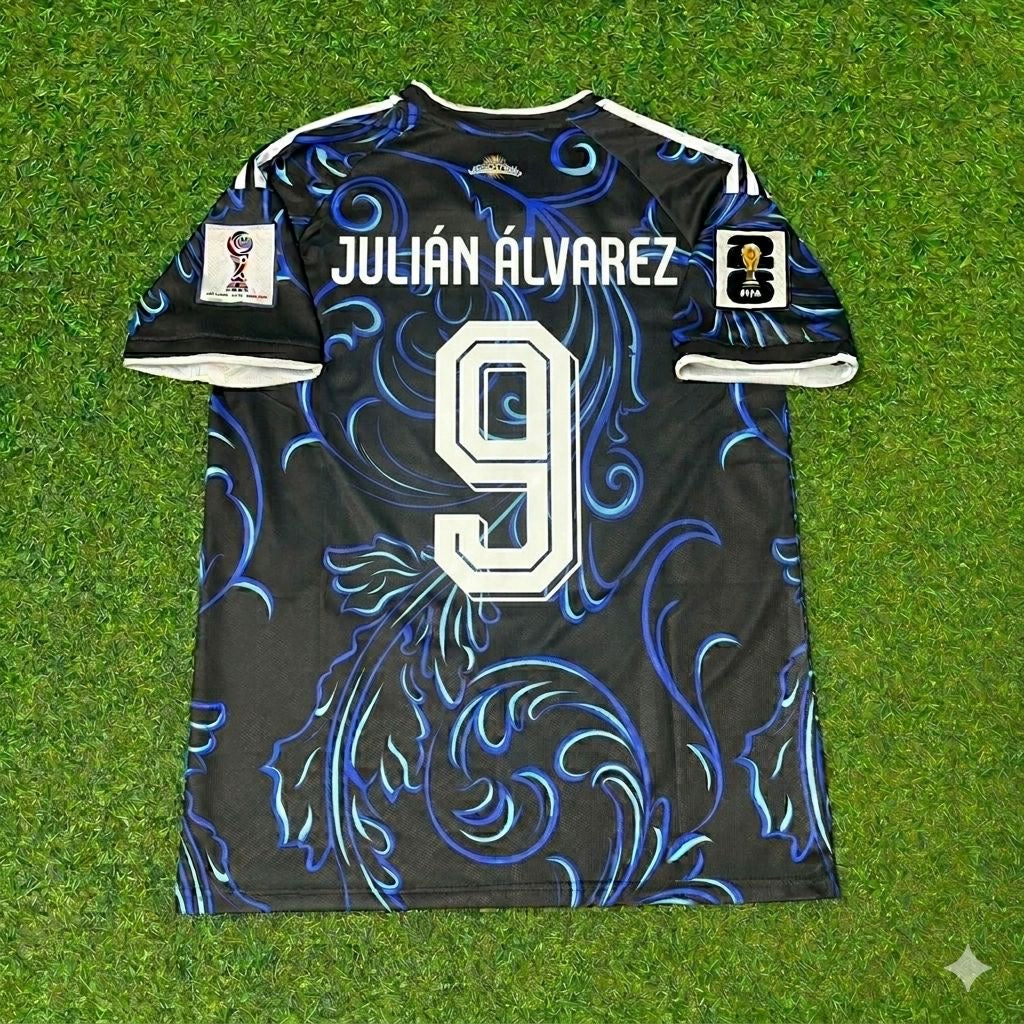 Julián Álvarez #9 Argentina 2026 World Cup New Season Football Jersey Kit