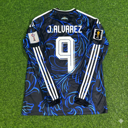 Julian Alvarez Argentinien 2026 WM Langarm-Fußballtrikot