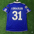 Julian Draxler 31 - Schalke 04 Saison 2010-11 Retro Champions League Fußballtrikot Fußballshirt