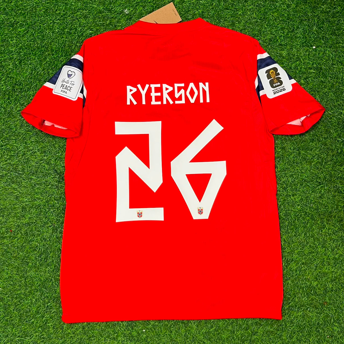 Julian Ryerson Norwegen WM 2026 Neue Saison Rotes Fußballtrikot-Set
