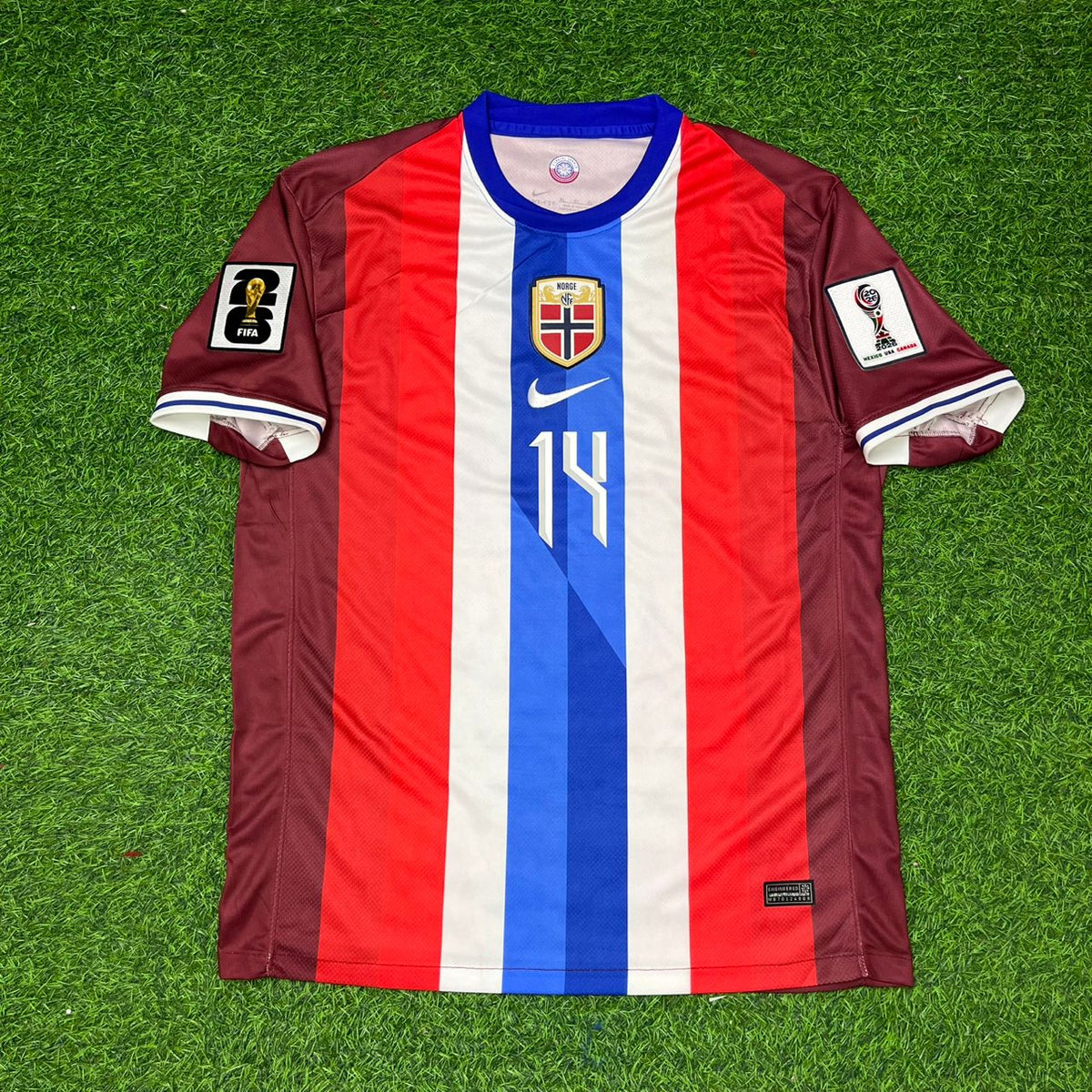 Julian Ryerson Norway 2026 World Cup New Season Red Football Jersey Kit