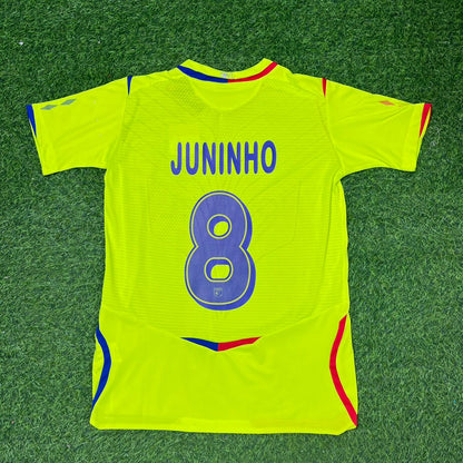 Juninho Pernambucano Olympique Lyon 2008-2009 Third Retro Football Jersey
