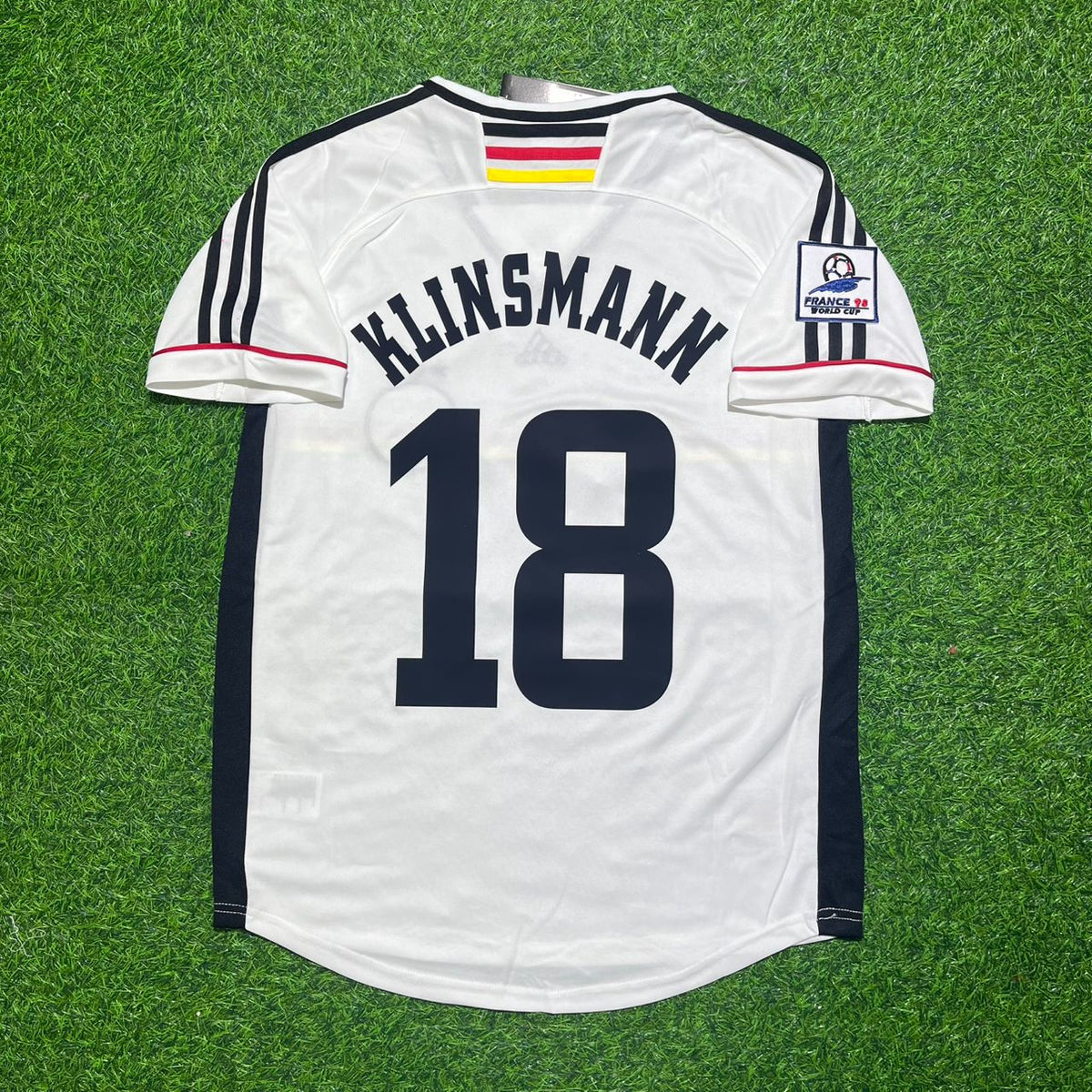 Deutschland WM 1998 Retro-Fußballtrikot – Jürgen Klinsmann
