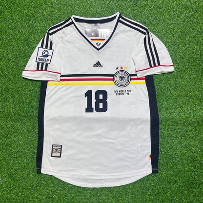 Deutschland WM 1998 Retro-Fußballtrikot – Jürgen Klinsmann