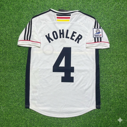 Germany 1998 World Cup Retro Football Jersey – Jurgen Kohler