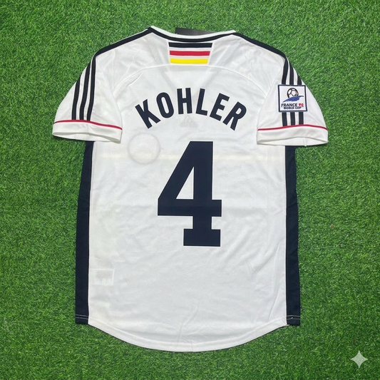 Germany 1998 World Cup Retro Football Jersey – Jurgen Kohler