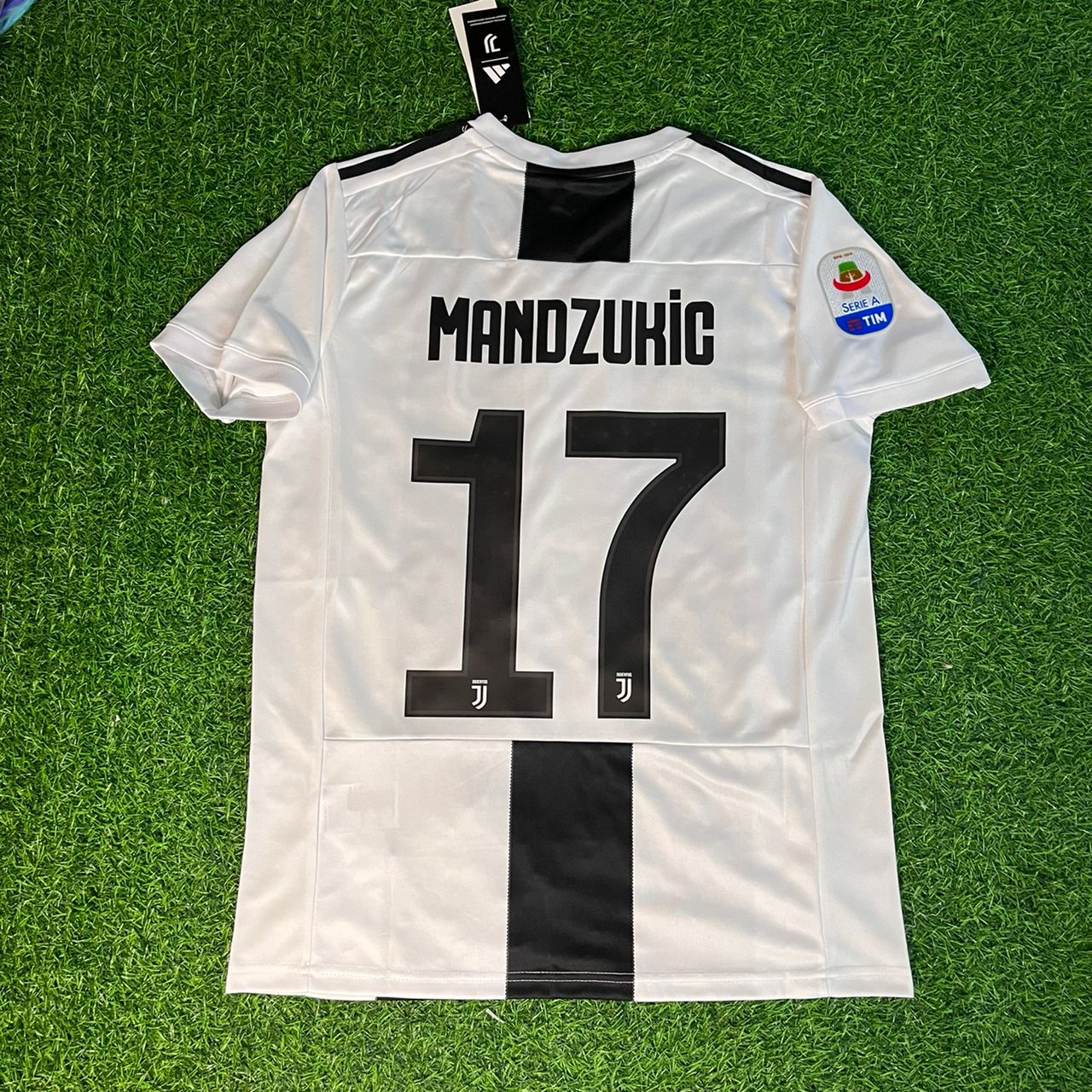 Mario Mandzukic Juventus 2018 2019 Retro Trikot Fußballtrikot