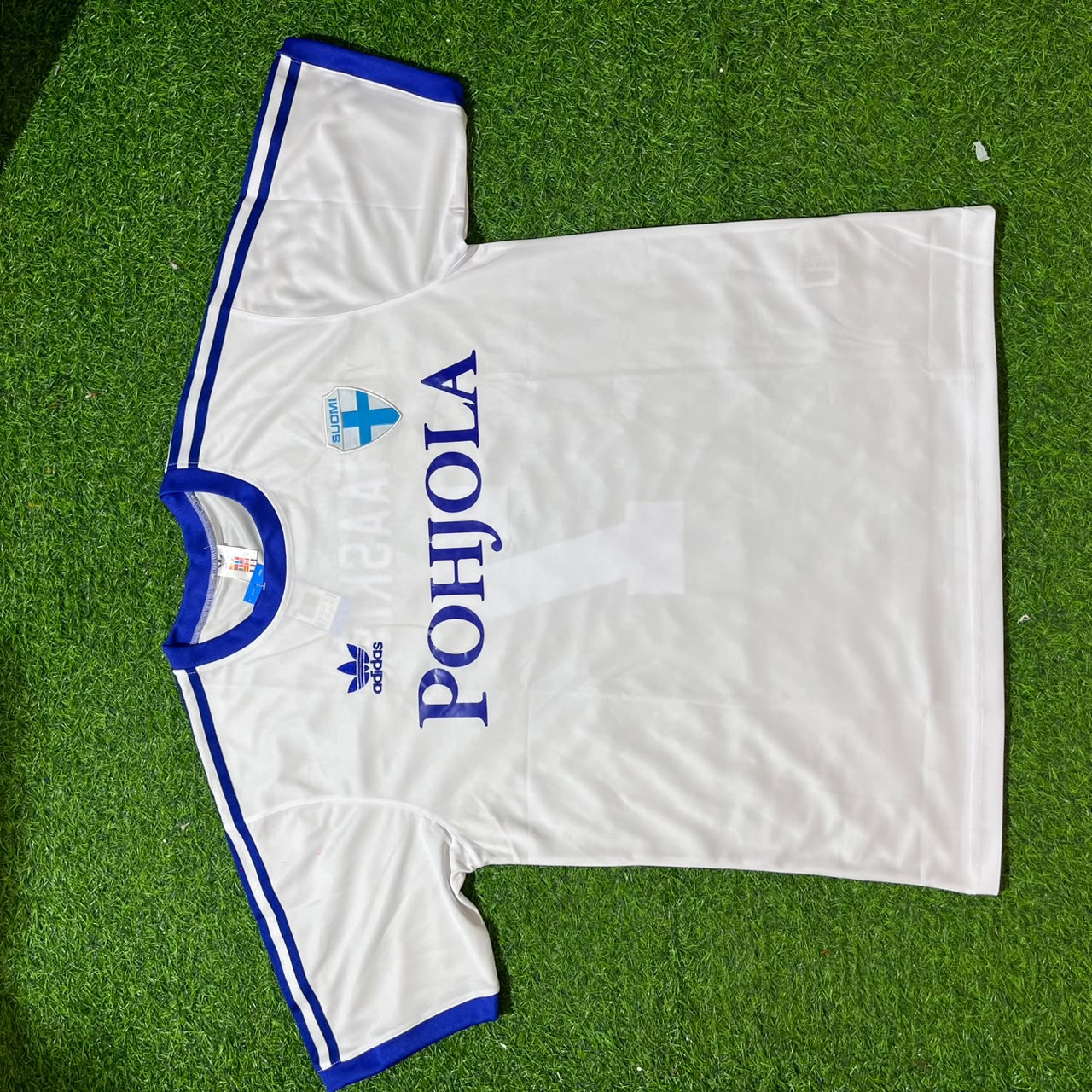 Teemu Pukki Finland Home Retro Football Shirt Jalkapallopaita