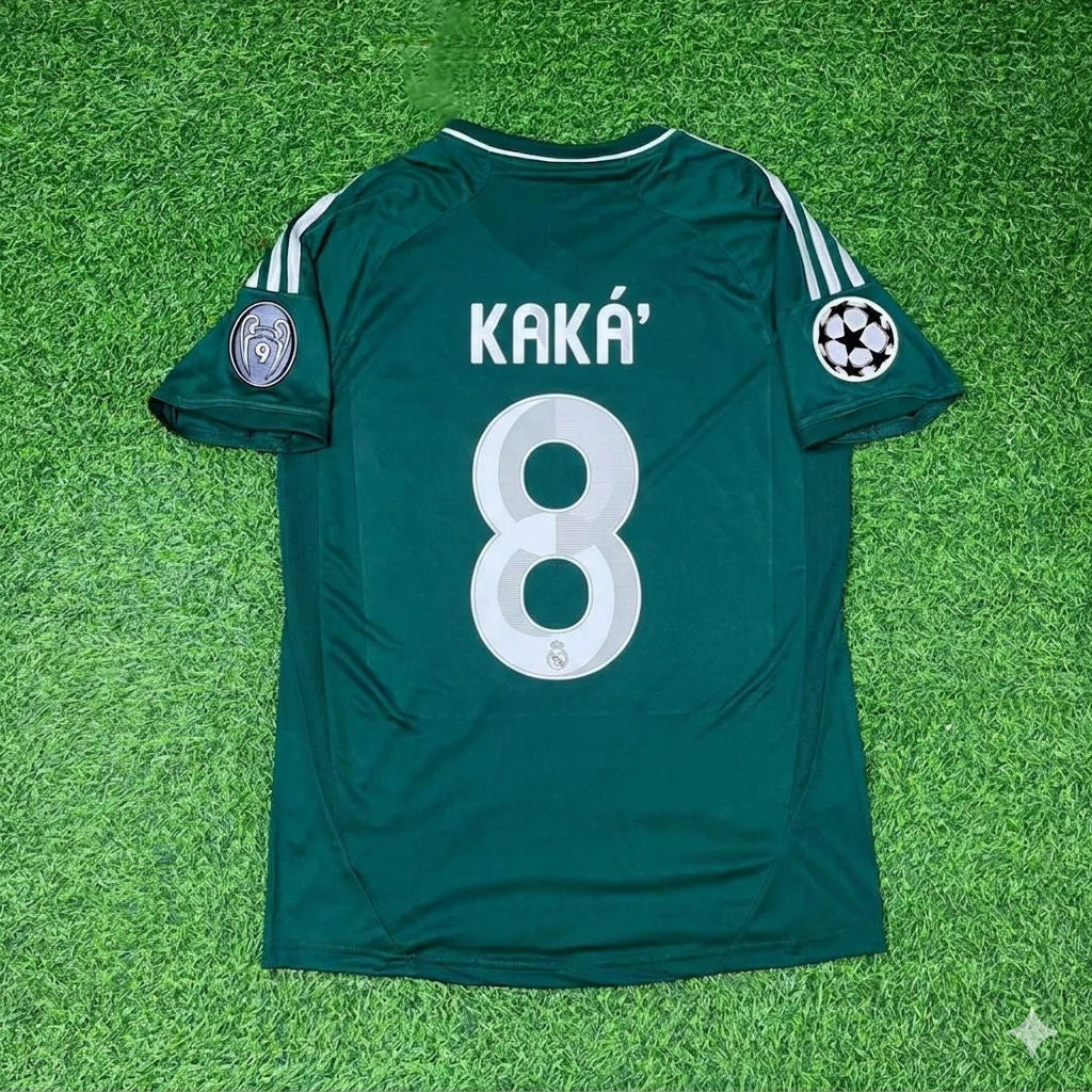 Kaka’ Leite #8 Real Madrid 2012-2013 Champions League Green Jersey Soccer Shirt
