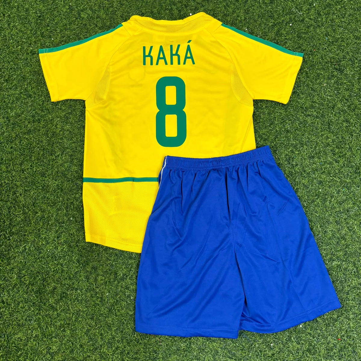 Maillot de foot rétro enfant Kaká Leite 8 - Brésil
