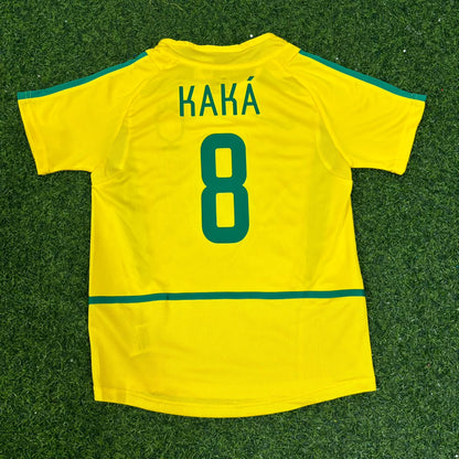 Maillot de foot rétro enfant Kaká Leite 8 - Brésil