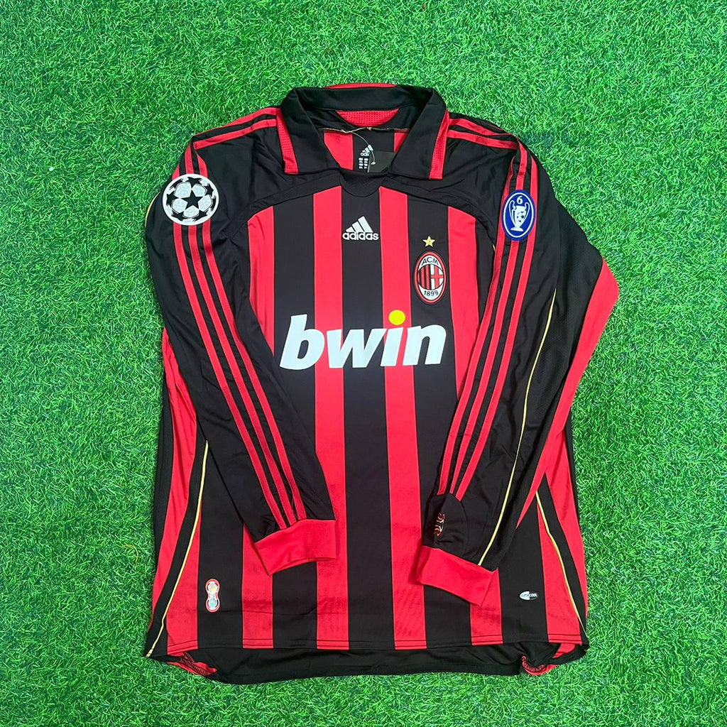 Kaká Leite Milan 2006 2007 Red Black Retro Jersey