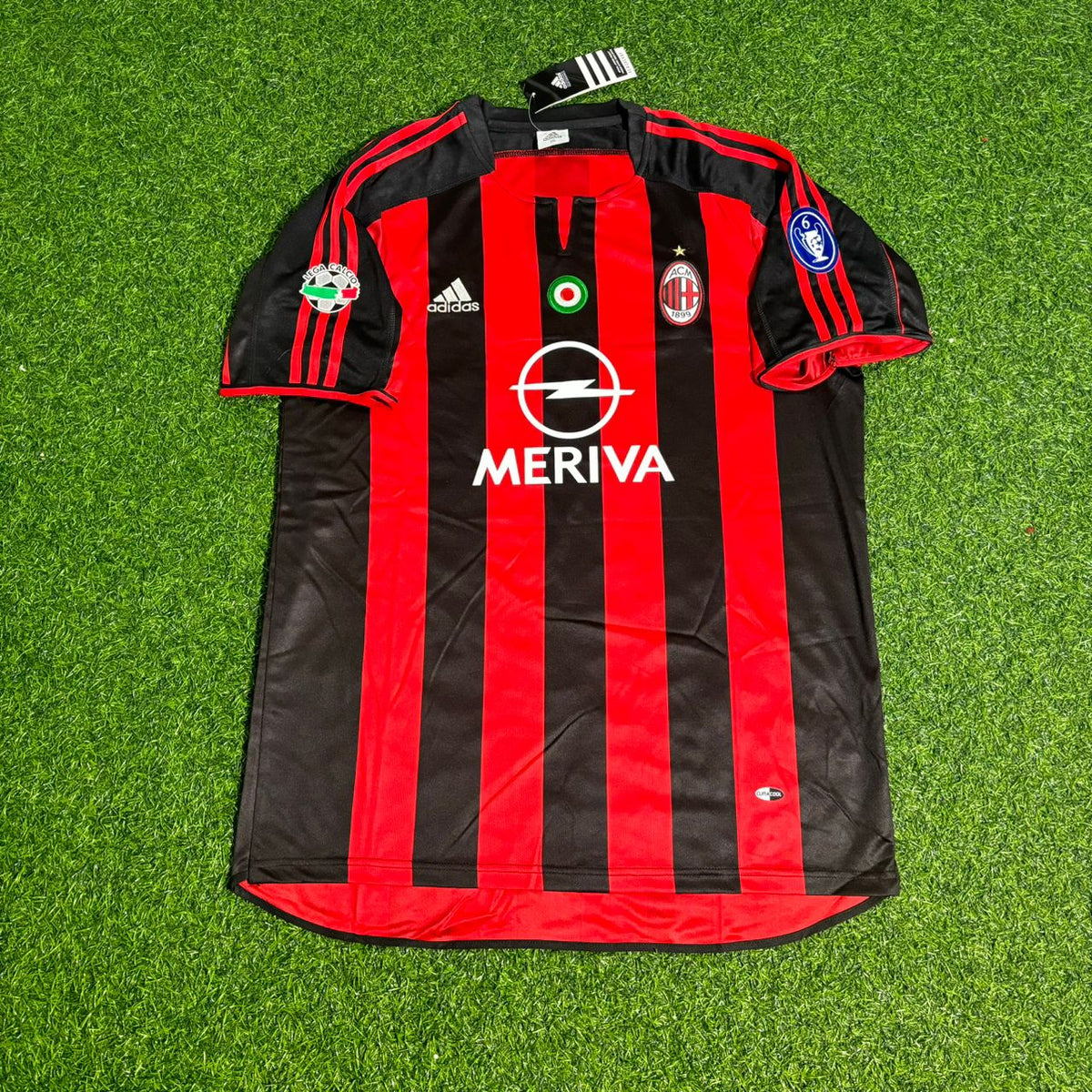 AC Milan 2003/04 Home Retro Football Jersey – Jon Dahl Tomasson 15