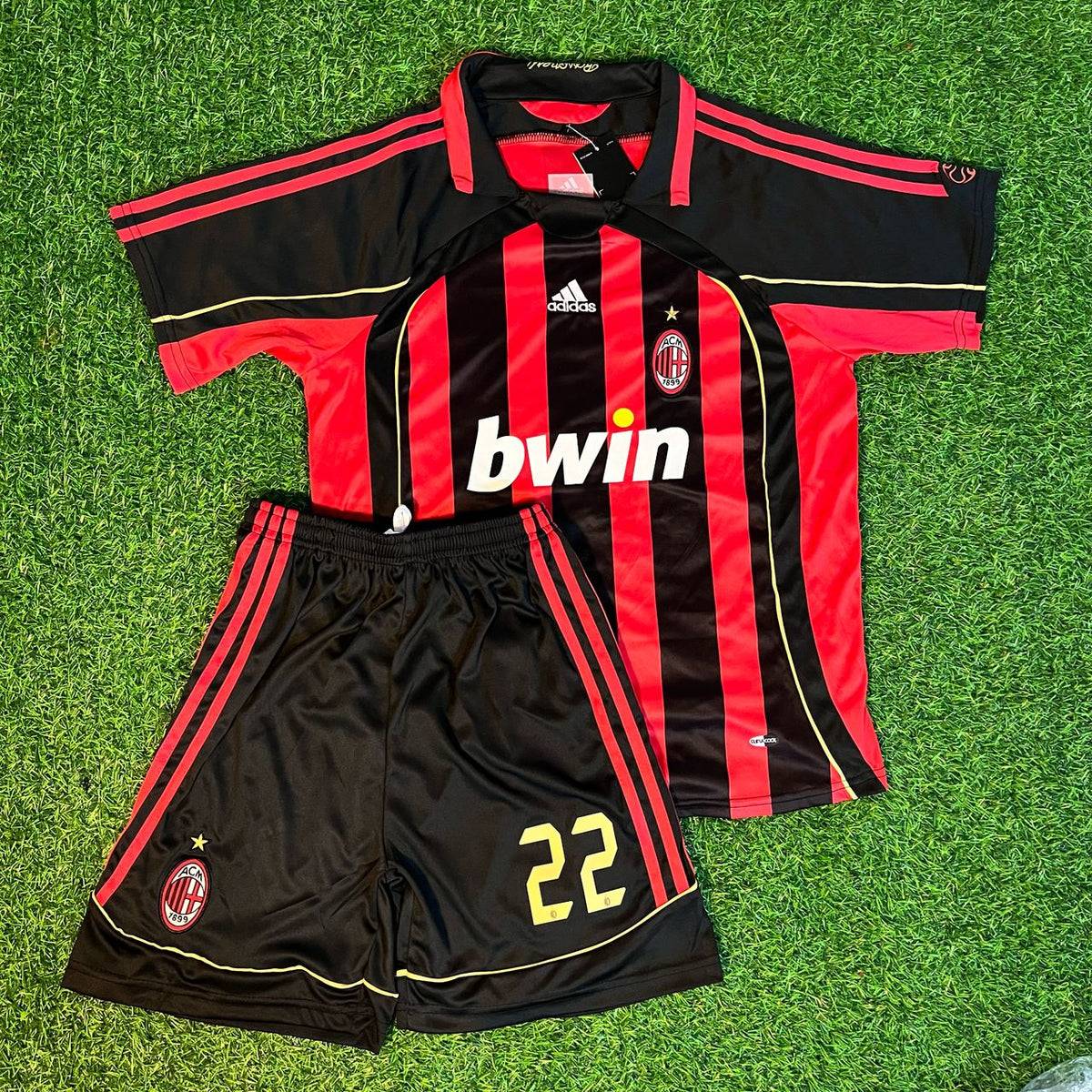 Kaká Leite – AC Milan 2006-2007 Red Home Jersey – | Kindertrikot | Maillot Enfant
