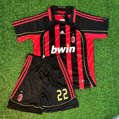 Kaká Leite – AC Milan 2006-2007 Red Home Jersey – | Kindertrikot | Maillot Enfant