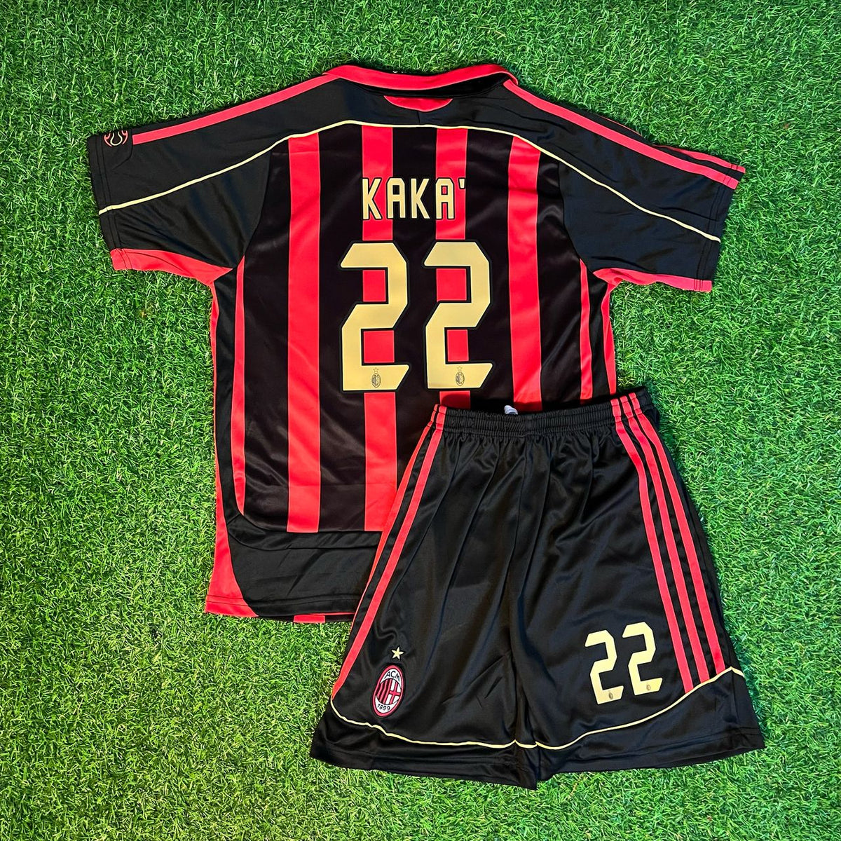 Kaká Leite – AC Milan 2006-2007 Red Home Jersey – | Kindertrikot | Maillot Enfant