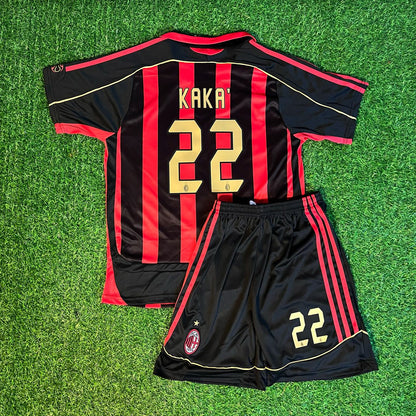Kaká Leite – AC Milan 2006-2007 Red Home Jersey – | Kindertrikot | Maillot Enfant
