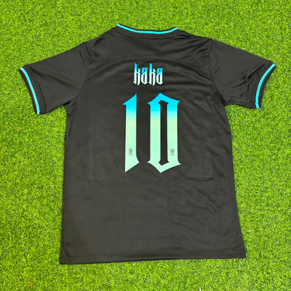Maillot de football rétro brésilien Kaka Leite Trikot Maglia