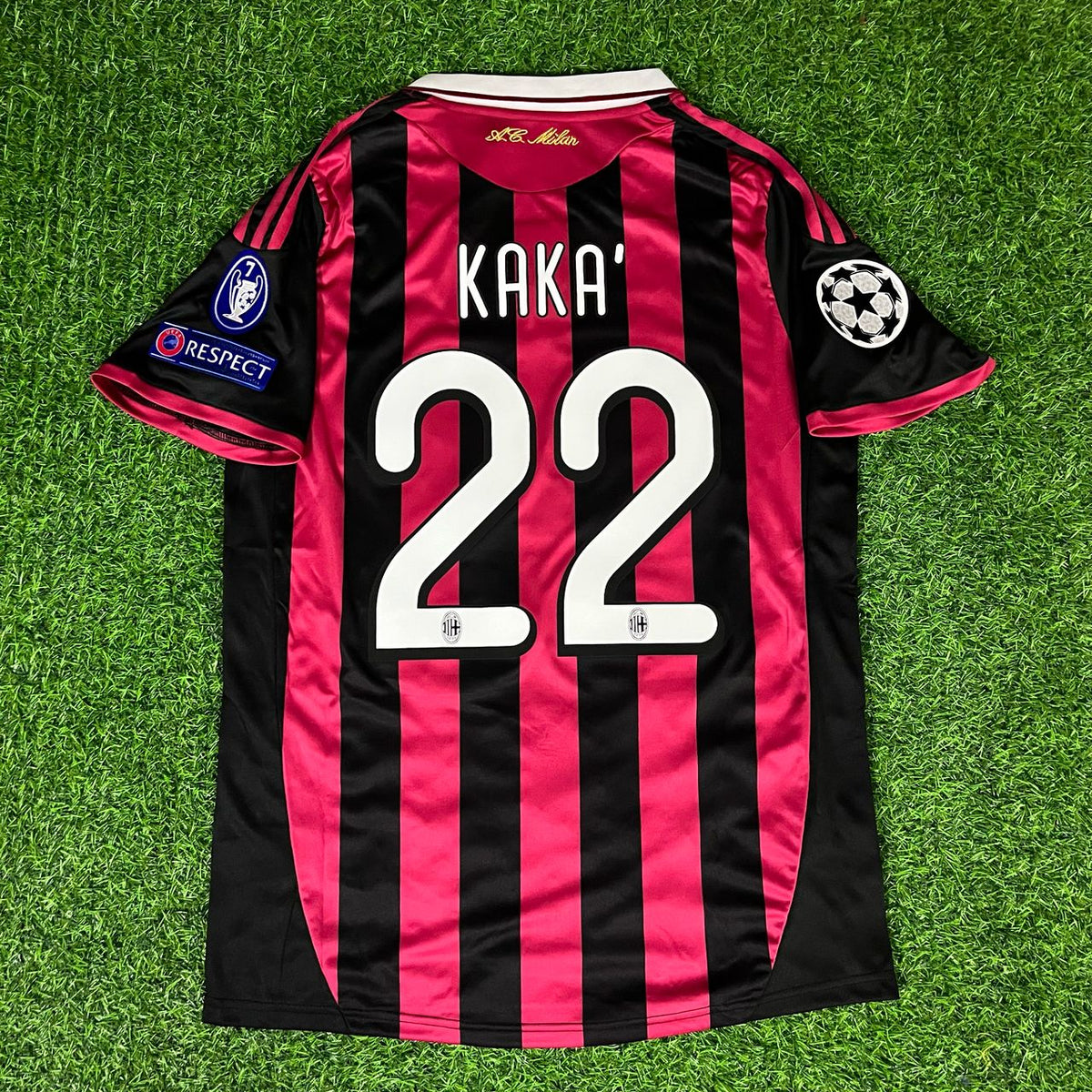 Kaka Leite #22 - AC Milan 2009 Retro Kit Jersey Trikot Maillot Soccer Shirt