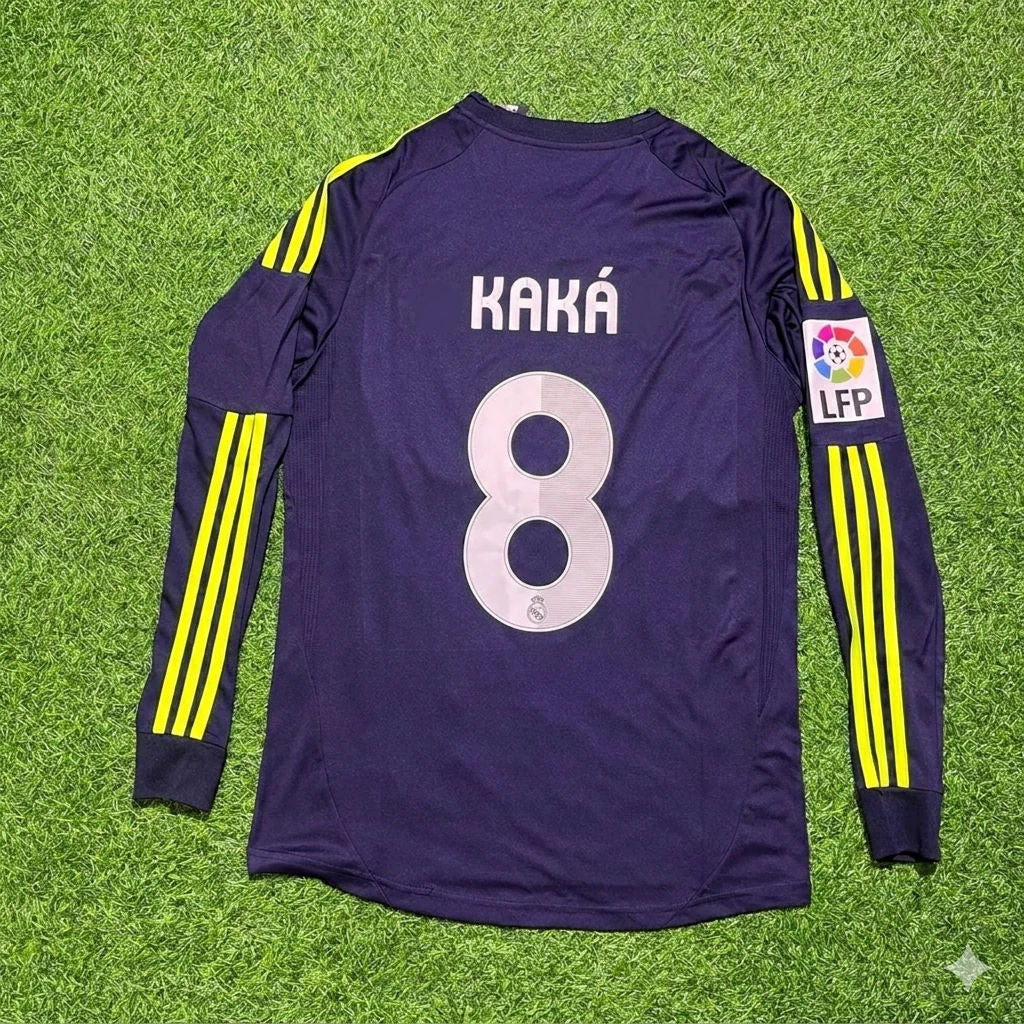 Kaká 8- Real Madrid 2012/2013 Away Long Sleeve Football Jersey