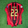 Kaká 22 – Milan 2003/2004 Red & Black Home Retro Kit Jersey Trikot Maillot