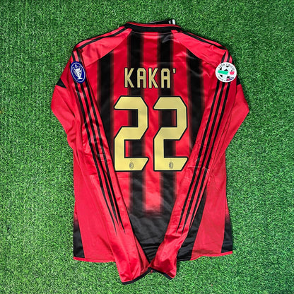 Kaká 22 – Milan 2003/2004 Rot & Schwarz Heim Retro Trikot