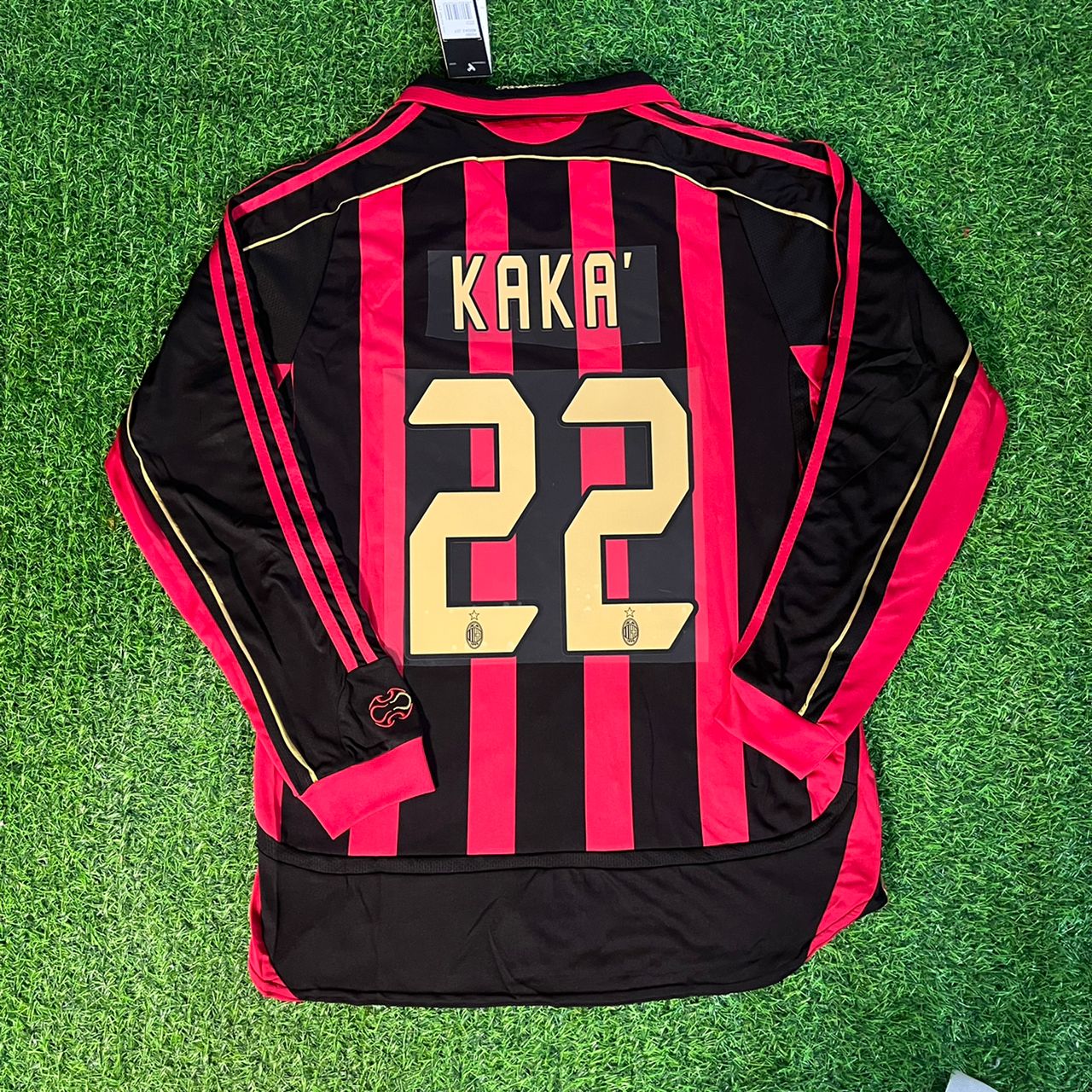 Kaka Leite Milan 2006 2007 Retro Long Sleeve Jersey Maillot Trikot Maglia Soccer Shirt
