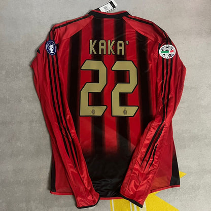 Kaká 22 – Milan 2003/2004 Rot & Schwarz Heim Retro Trikot